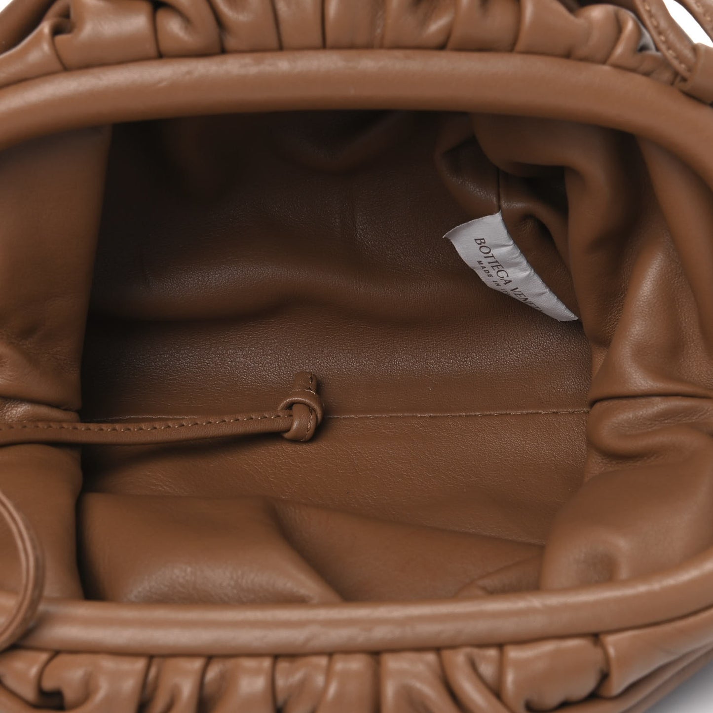 Butter Calfskin The Mini Pouch Cammello