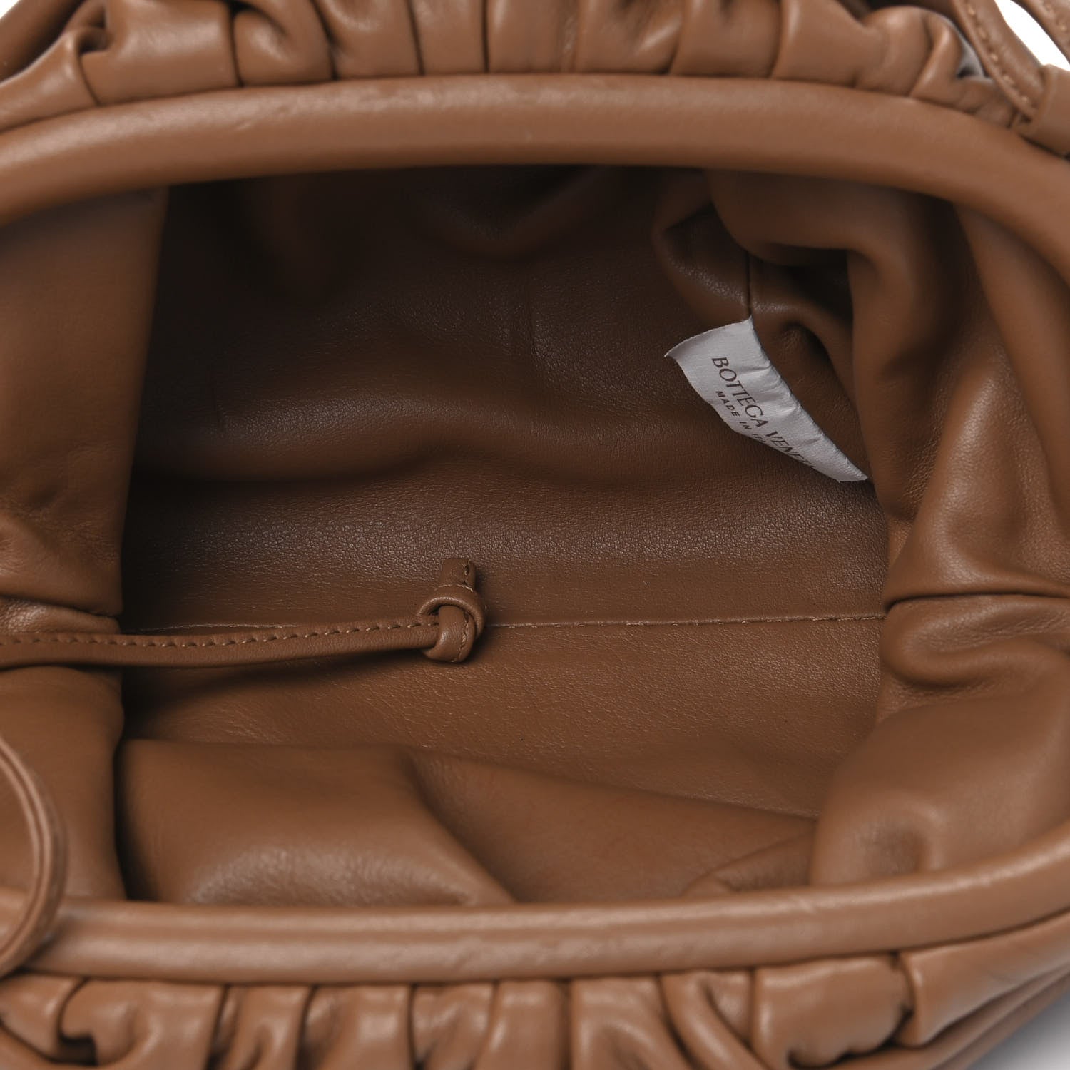 Bottega Veneta Butter Calfskin The Mini Pouch Cammello 4 of 4