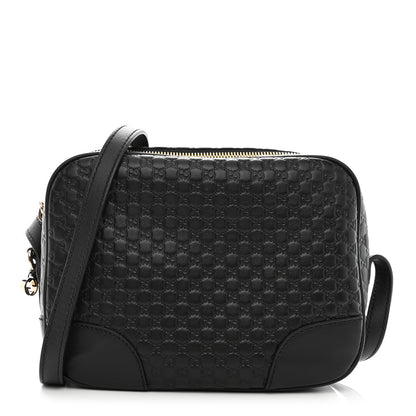 Gucci Microguccissima Mini Bree Messenger Bag Black 1 of 8