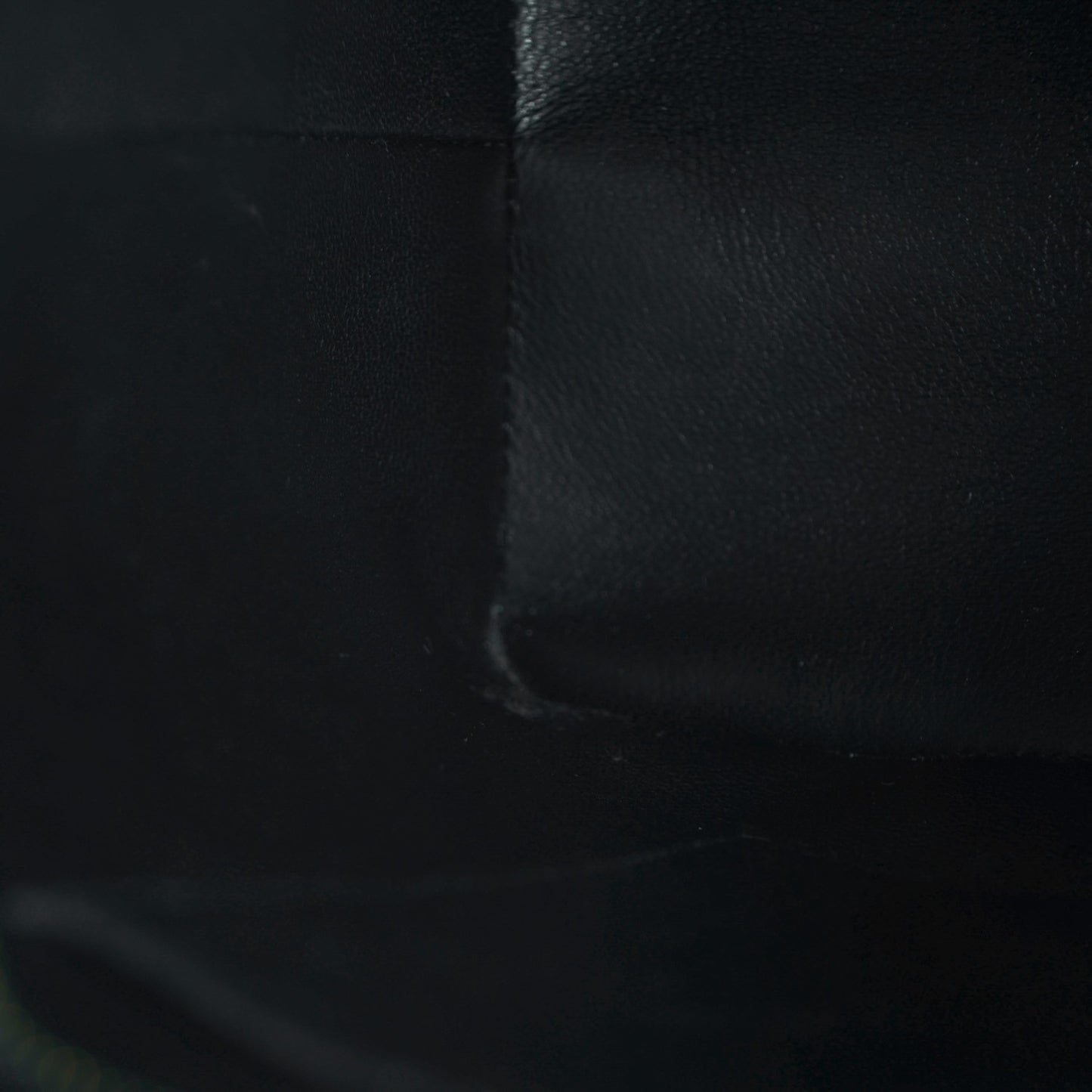 Lambskin Quilted Medallion Tote Black