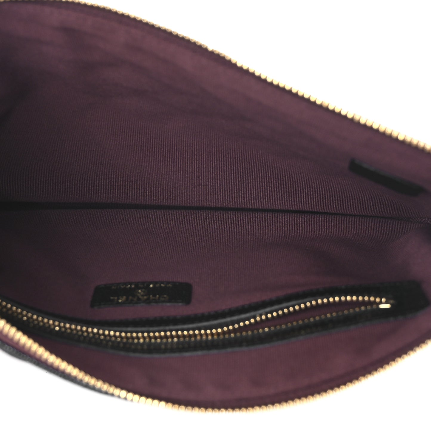 Caviar Quilted Medium Cosmetic Case Black