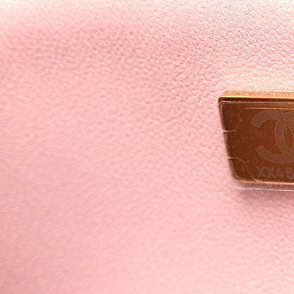 Chanel Lambskin Quilted Mini Top Handle Rectangular Flap Light Pink 7 of 10