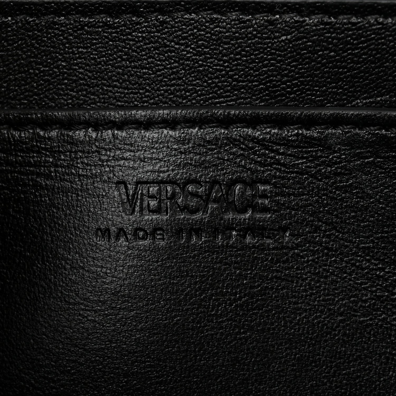 Versace Lambskin Mini Greca Goddess Shoulder Bag Black 6 of 9