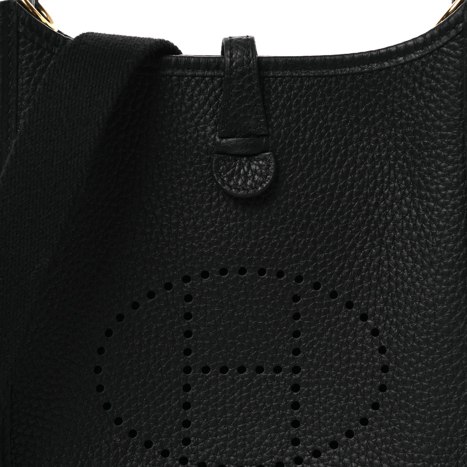 Hermes Taurillon Clemence Evelyne TPM Black 8 of 12