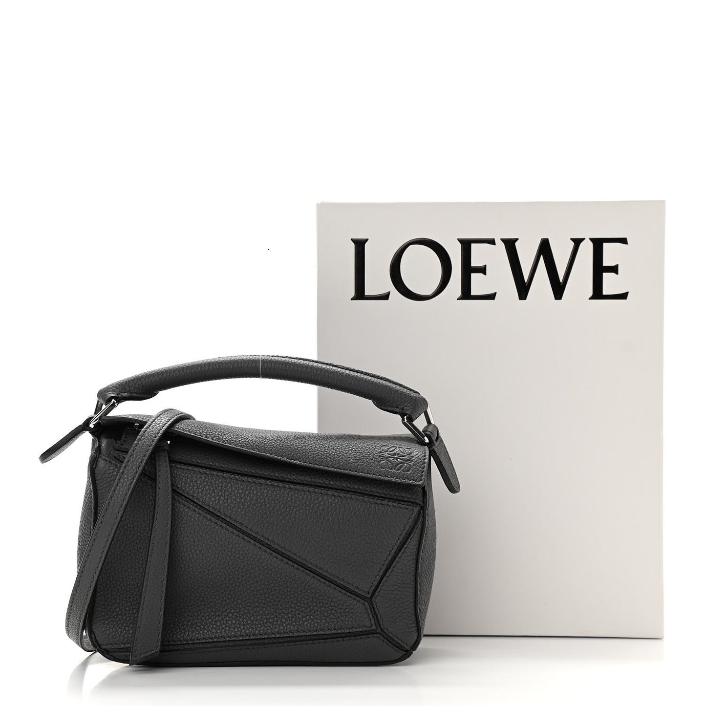 Calfskin Mini Puzzle Bag Anthracite
