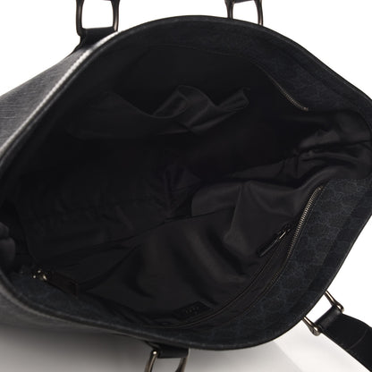 Gucci GG Supreme Monogram Tote Black Grey 5 of 7