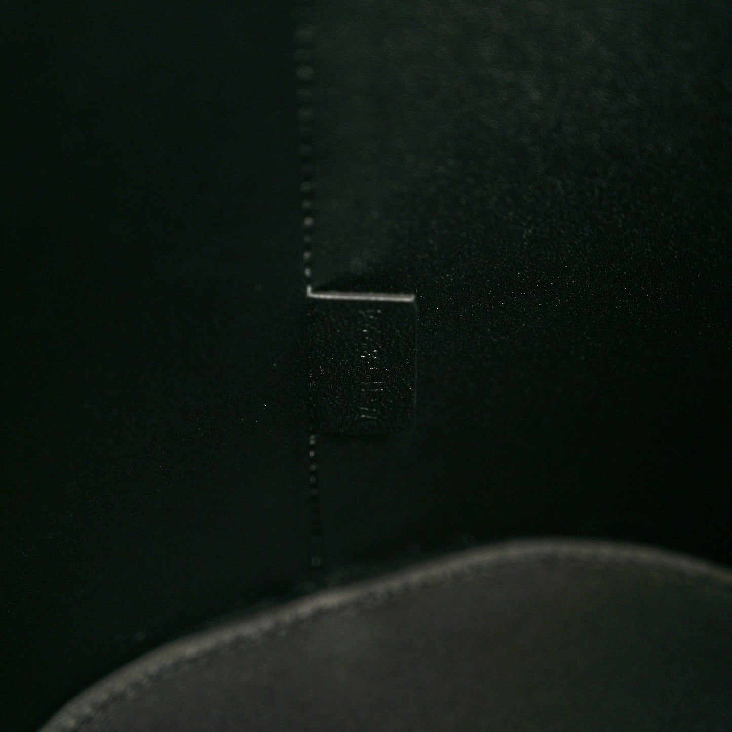 Smooth Calfskin Triomphe Medium Louise Bag Black