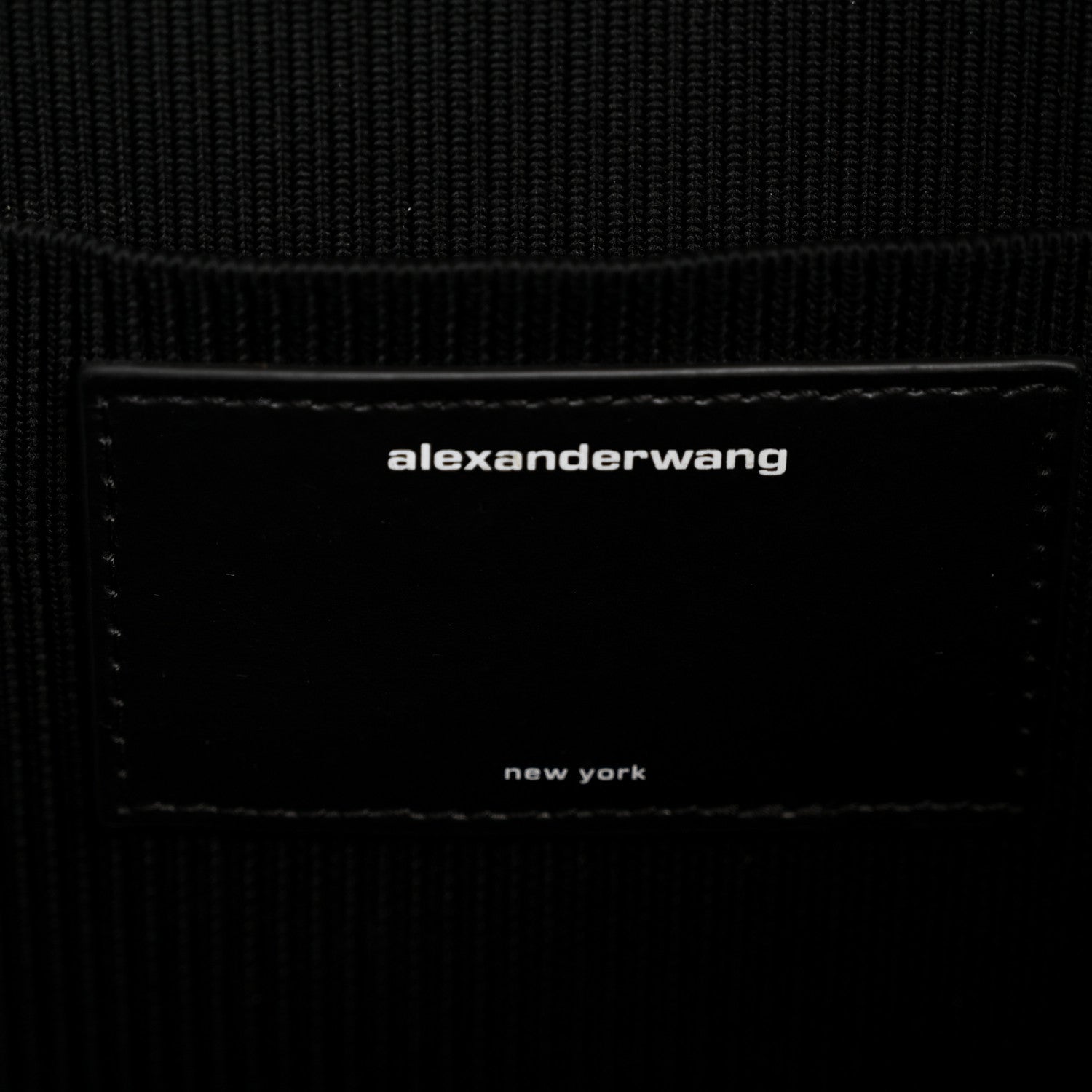 Alexander Wang Ribbed Knit Ryan Tote Black 6 of 11