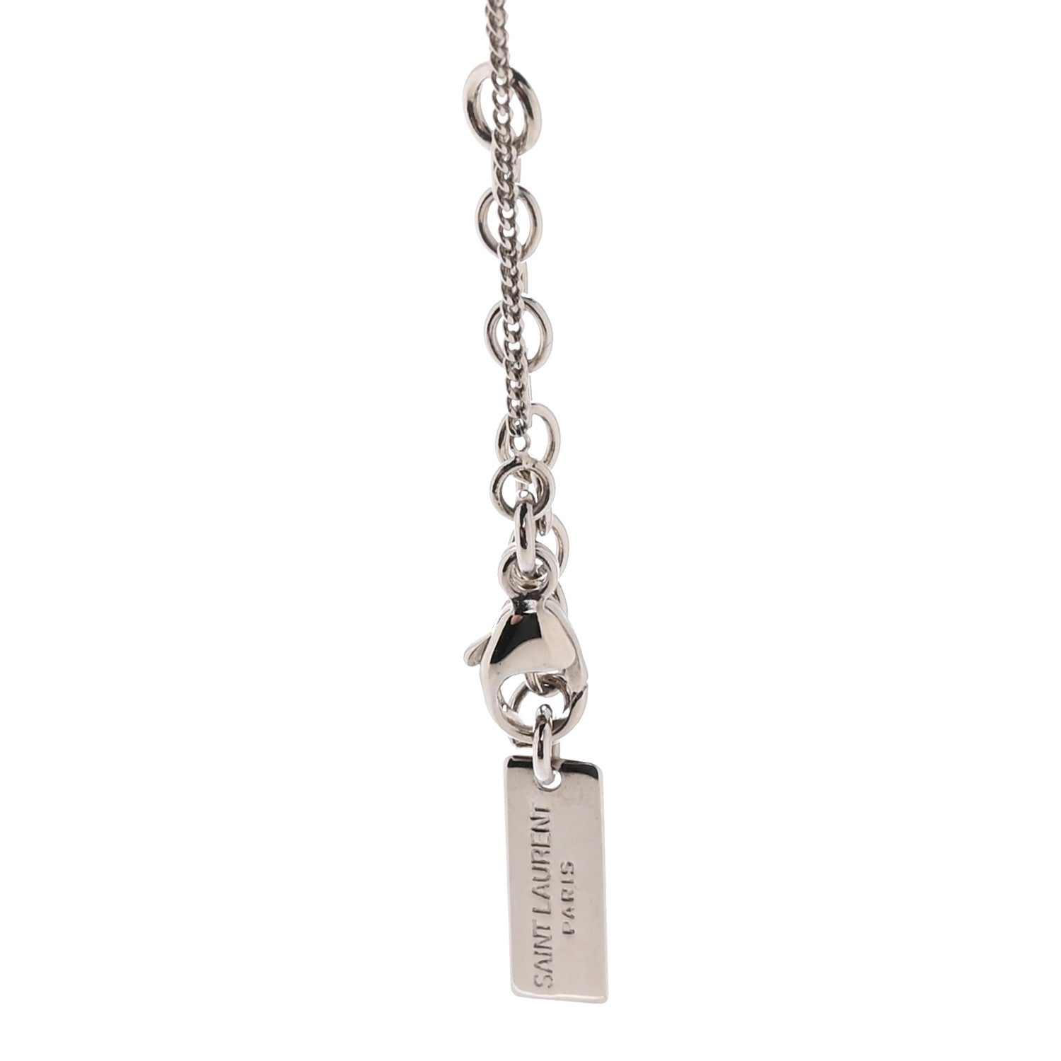 Saint Laurent Monogram Charm Bracelet Silver 3 of 3