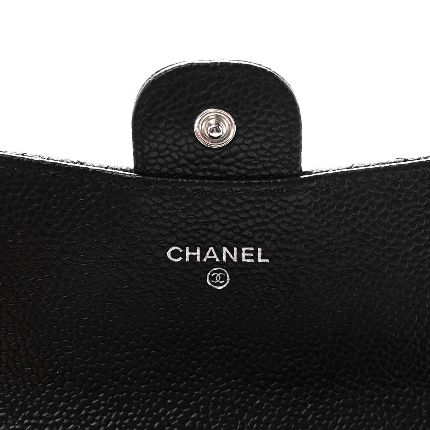 Chanel Caviar Quilted Large Gusset Flap Wallet Black 6 of 9