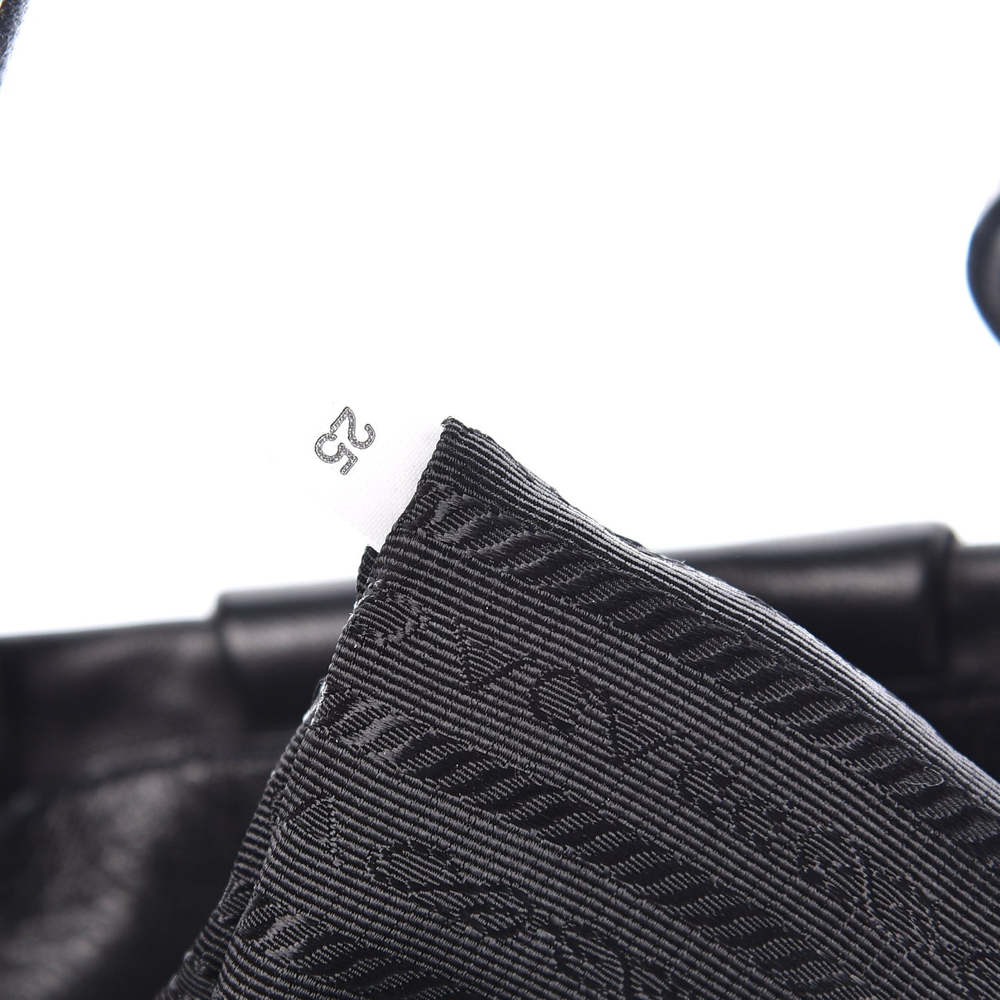 Nappa Fiocco Bow Satchel Black Geranio