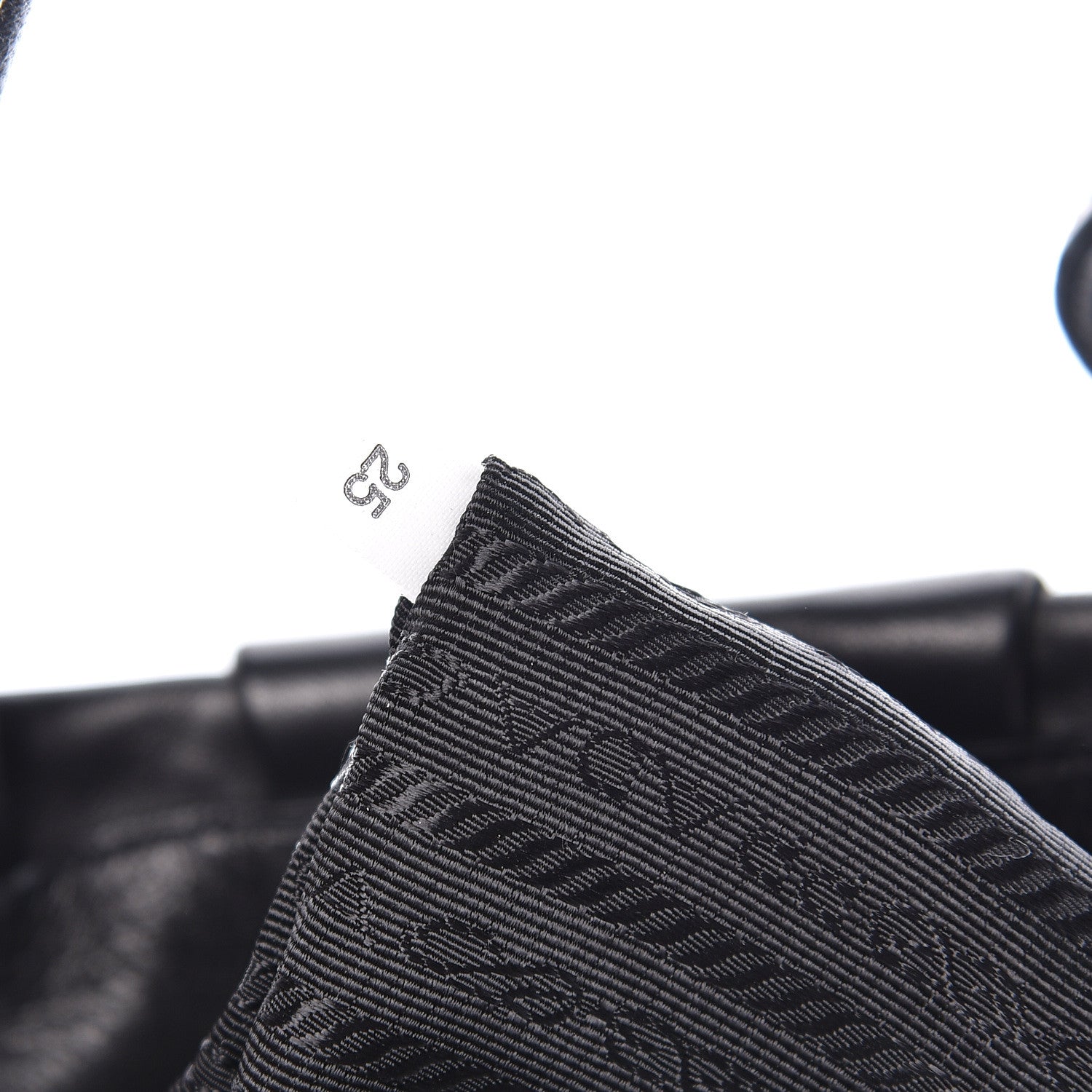 Prada Nappa Fiocco Bow Satchel Black Geranio 9 of 10