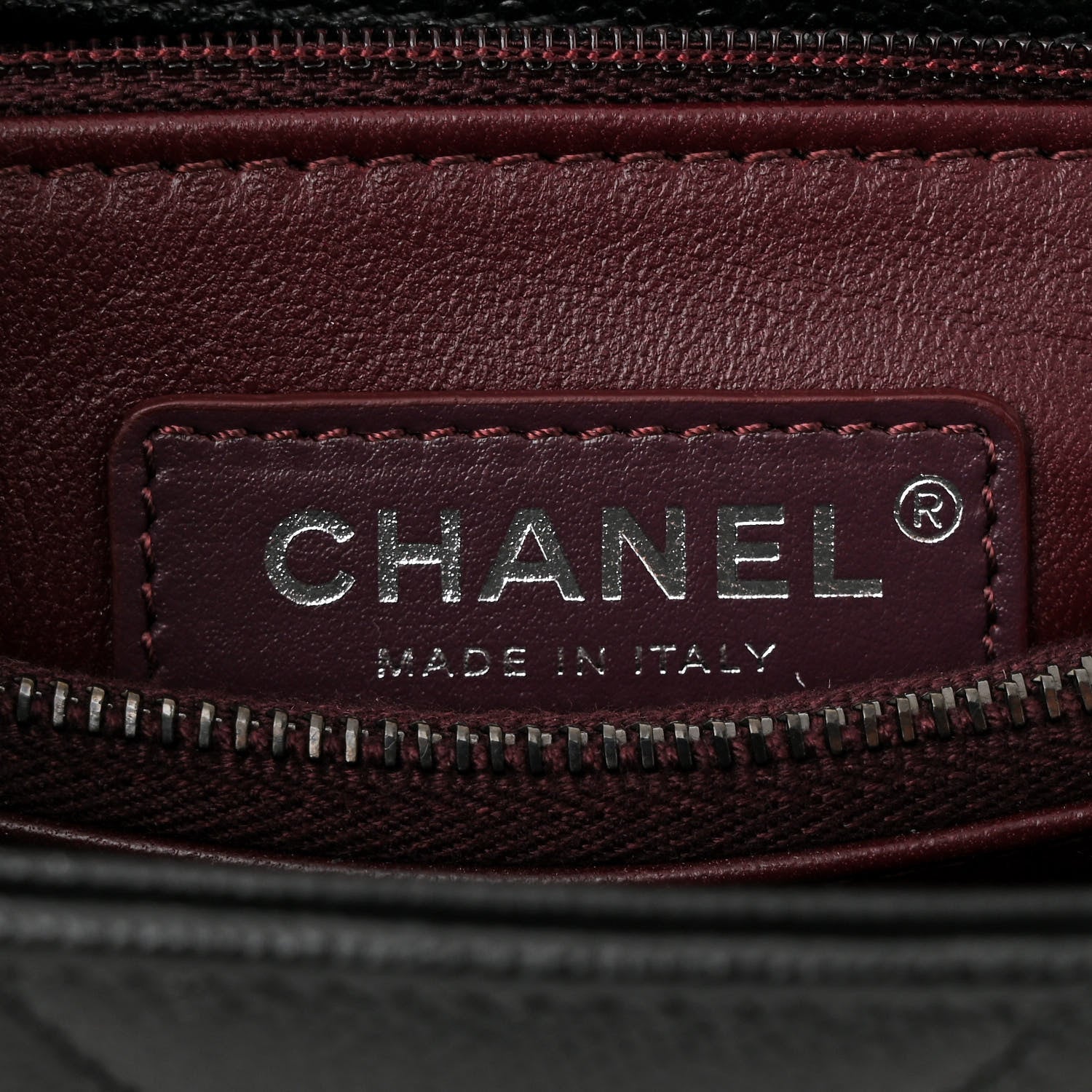 Chanel Caviar Chevron Quilted Small Coco Handle Flap So Black 6 of 10