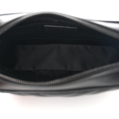Saint Laurent Calfskin Matelasse Monogram Monochrome Lou Camera Bag Black 8 of 10