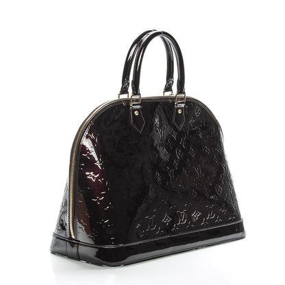 Louis Vuitton Vernis Alma GM Amarante 3 of 6