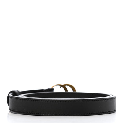 Gucci Calfskin Double G 20mm Belt 85 34 Black 2 of 5