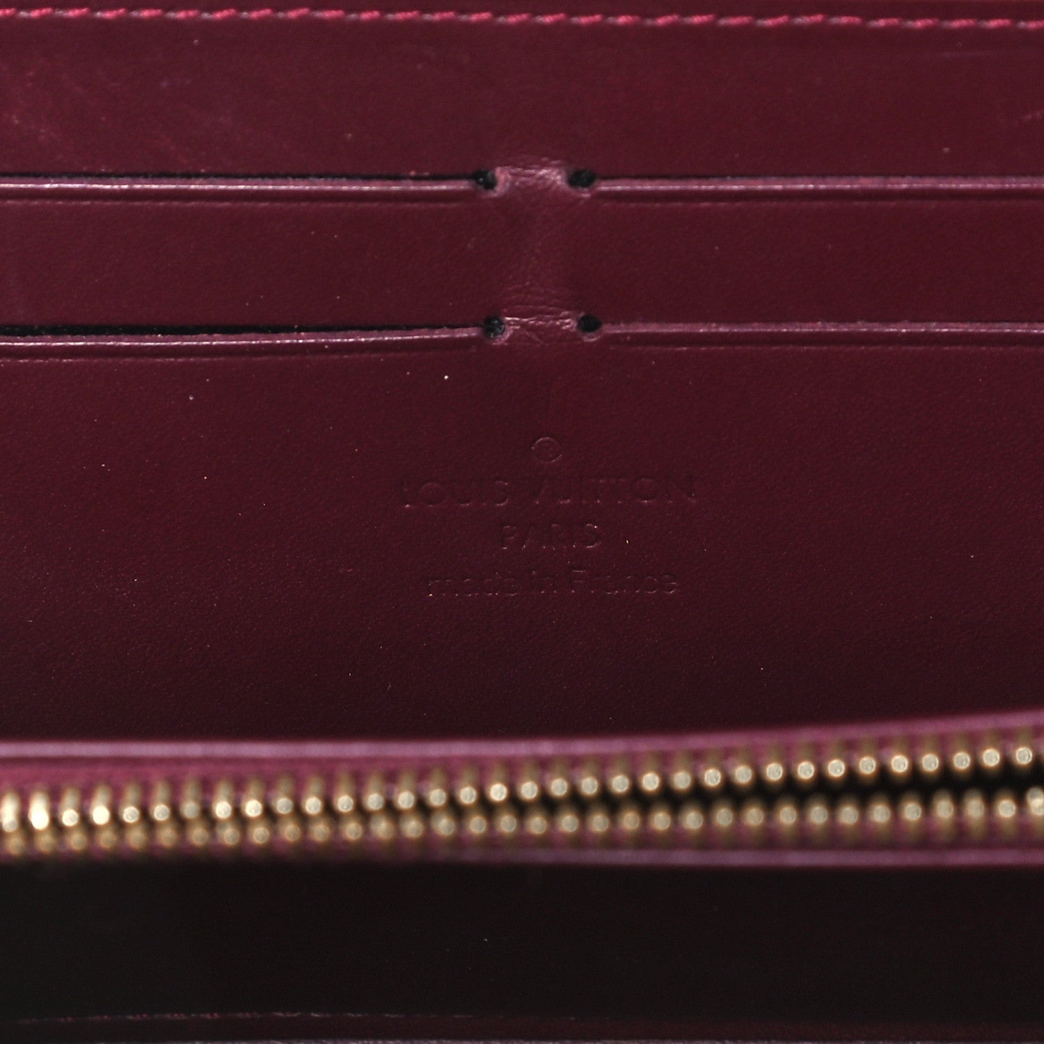 Louis Vuitton Vernis Zippy Wallet Rouge Fauviste 6 of 9
