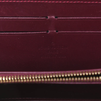 Louis Vuitton Vernis Zippy Wallet Rouge Fauviste 6 of 9