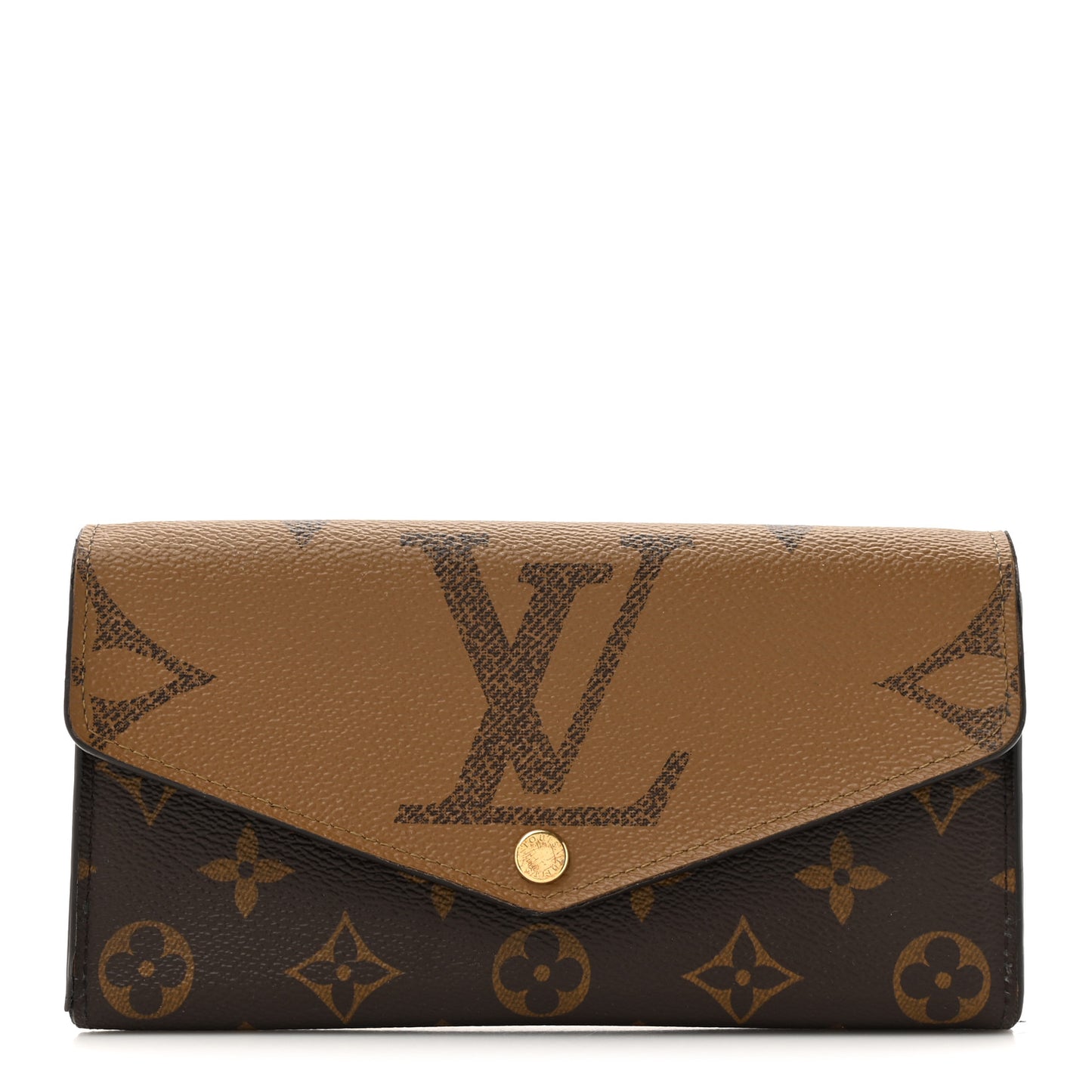 Reverse Monogram Giant Sarah Wallet