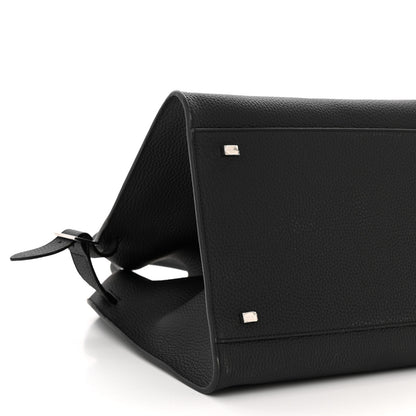 The Row Matte Grained Calfskin Soft Margaux 15 Black 8 of 9