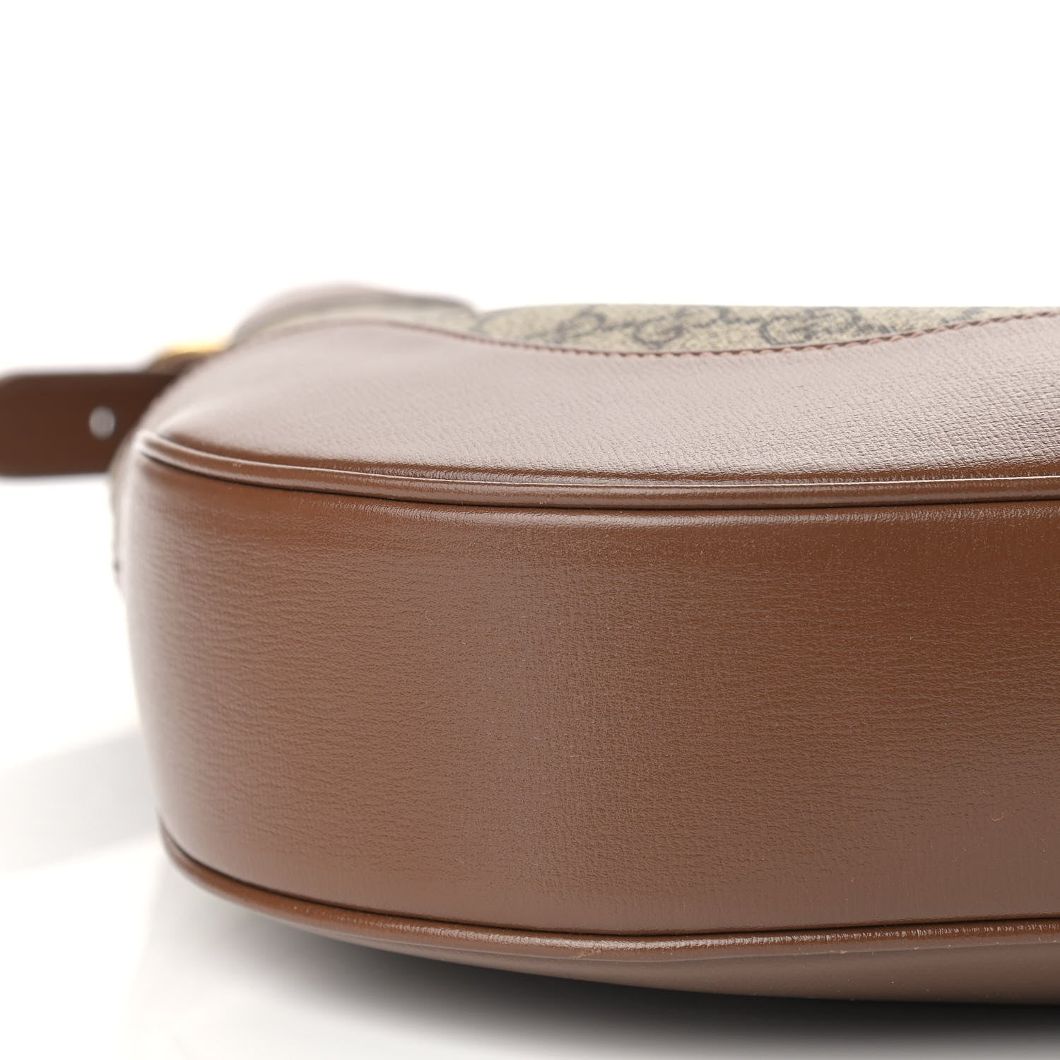 Gucci GG Supreme Monogram Calfskin Web Large Jackie 1961 Hobo Beige Brown Sugar 8 of 9