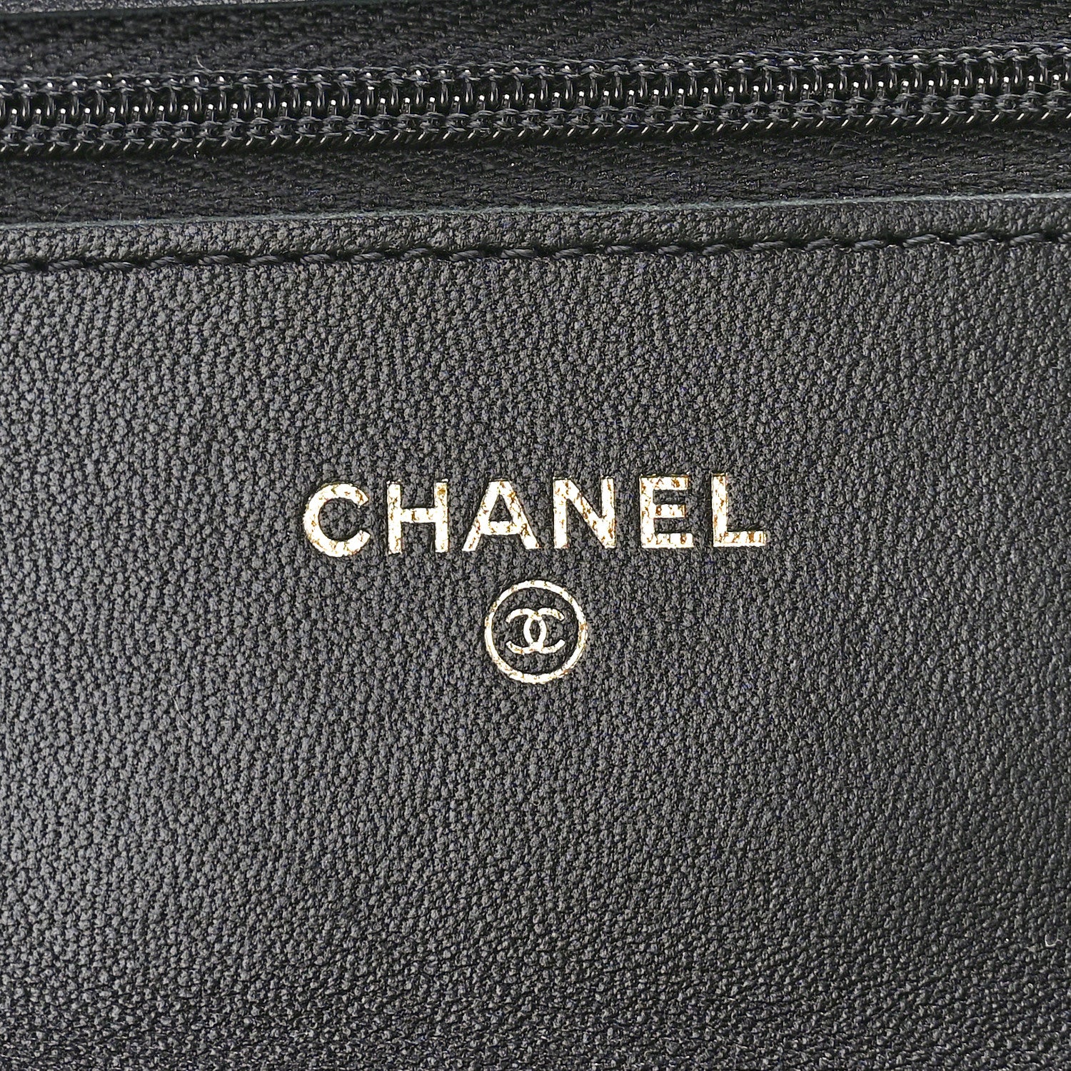 Chanel Lambskin Quilted Wallet On Chain WOC Black 6 of 10