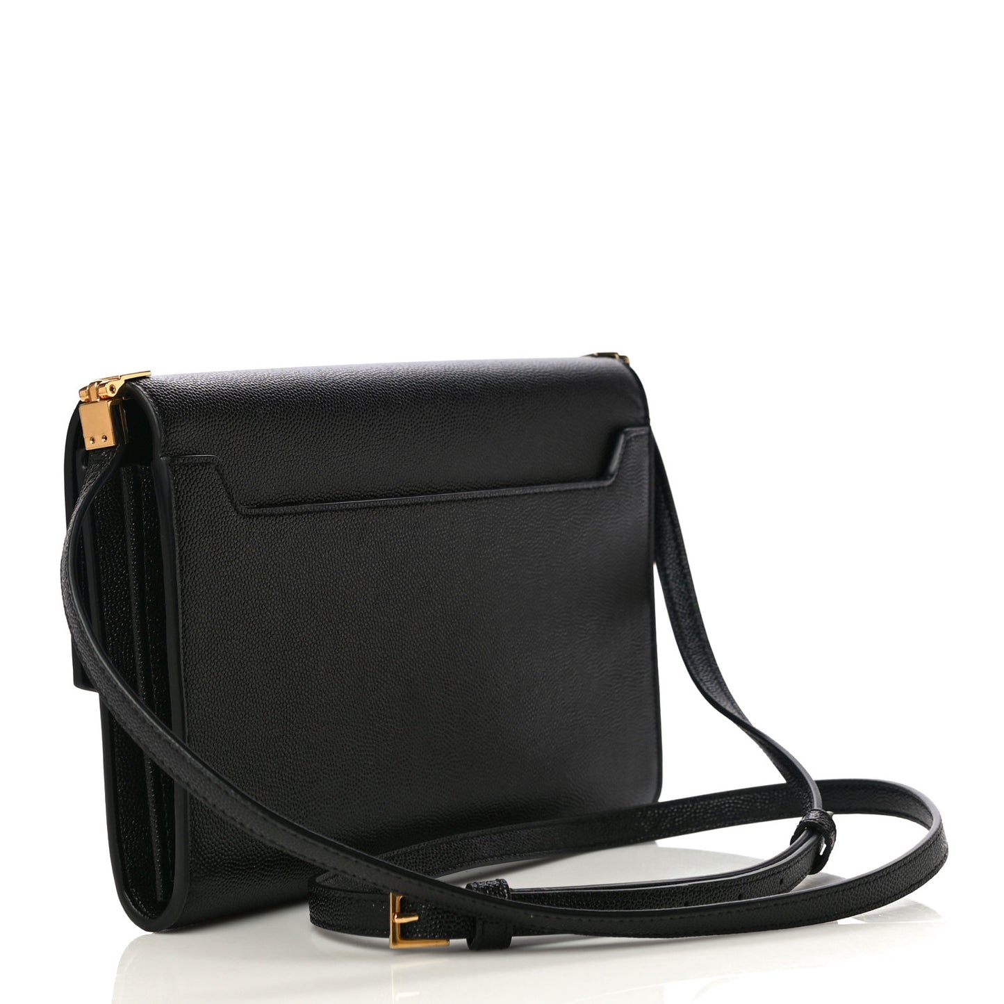 Grain De Poudre Mini Uptown Crossbody Bag Black
