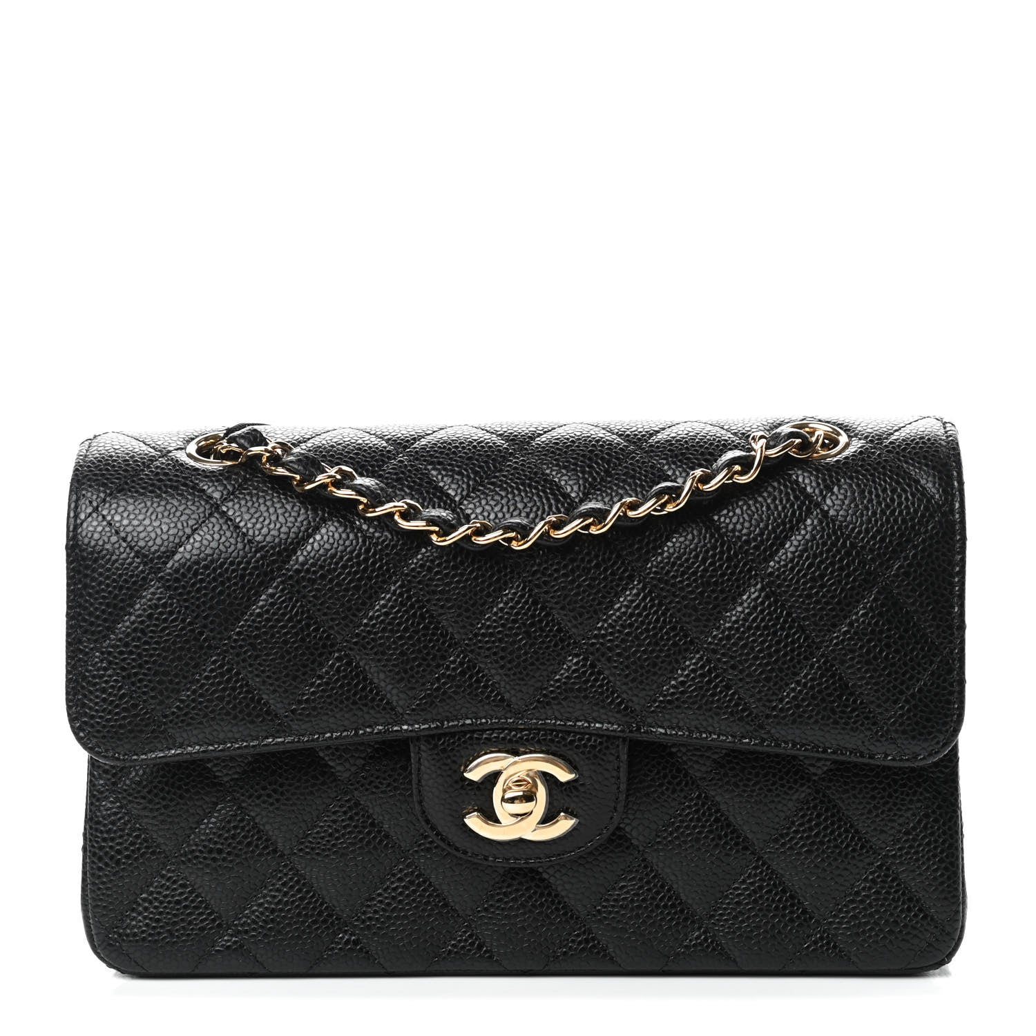 Chanel Caviar Quilted Small Double Flap Black 1 of 11