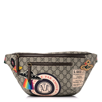 Gucci GG Supreme Monogram Courrier Belt Bag Beige New Acero 1 of 9
