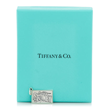 Tiffany Sterling Silver Enamel Sydney Postcard Charm Blue 5 of 5