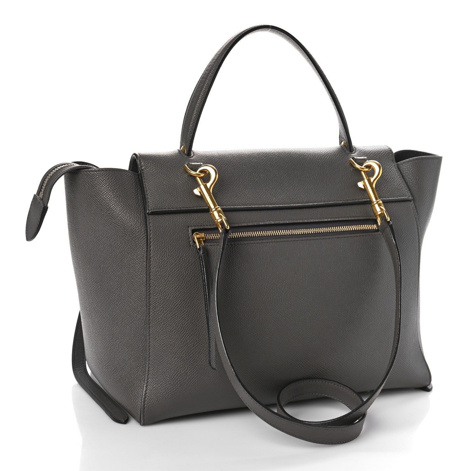 Celine Grained Calfskin Small Belt Bag Grey 3 of 8