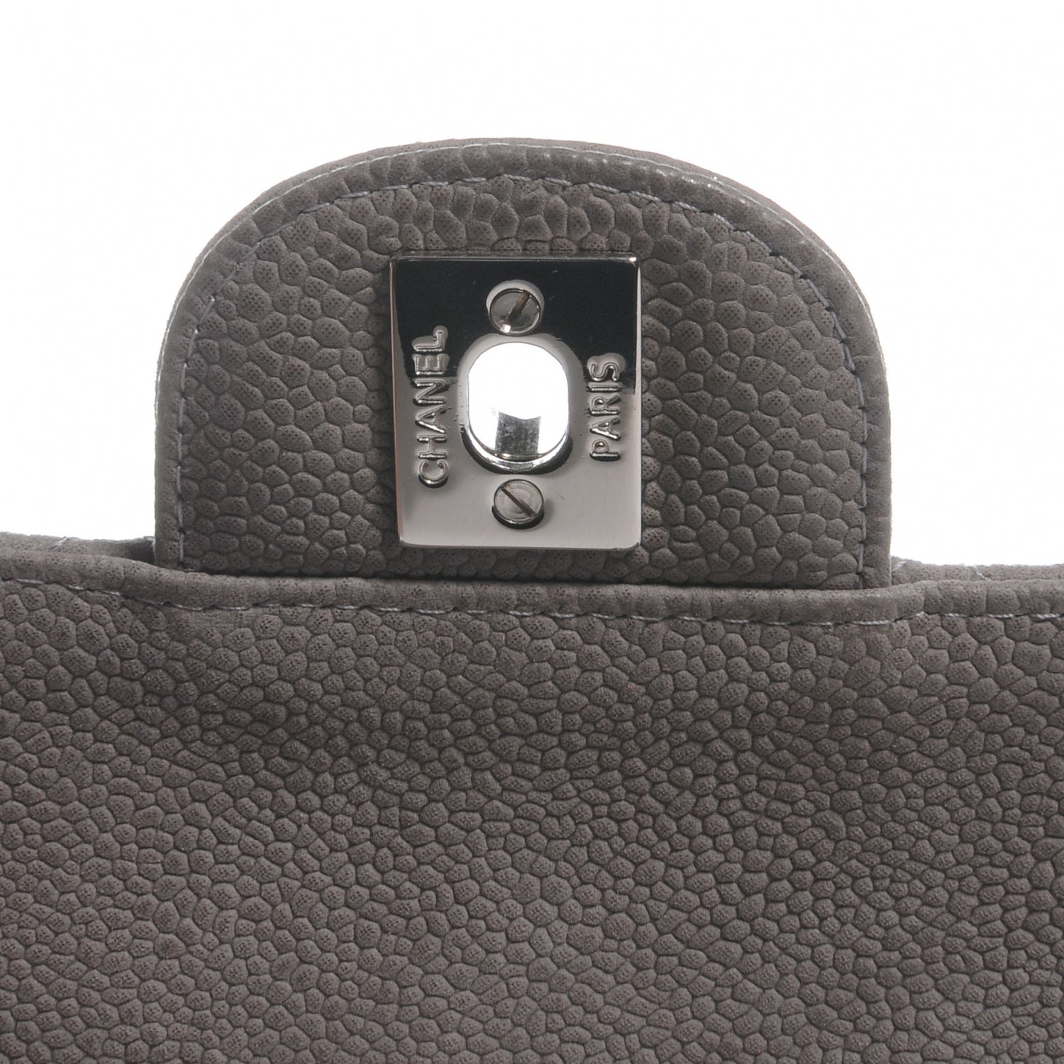 Chanel Caviar Iridescent Quilted Mini Flap Gris 5 of 8