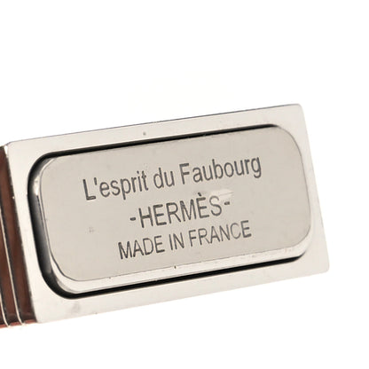 Hermes Palladium Faubourg Surprise Cadena Lock Key Ring 3 of 5