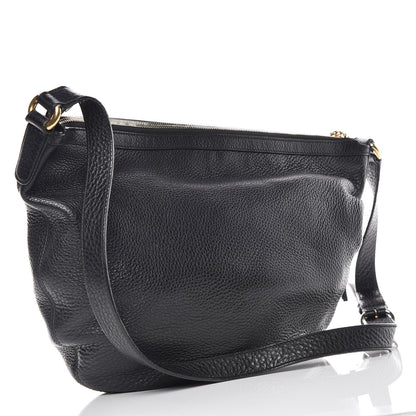 Gucci Pebbled Calfskin Medium Soho Hobo Black 3 of 12