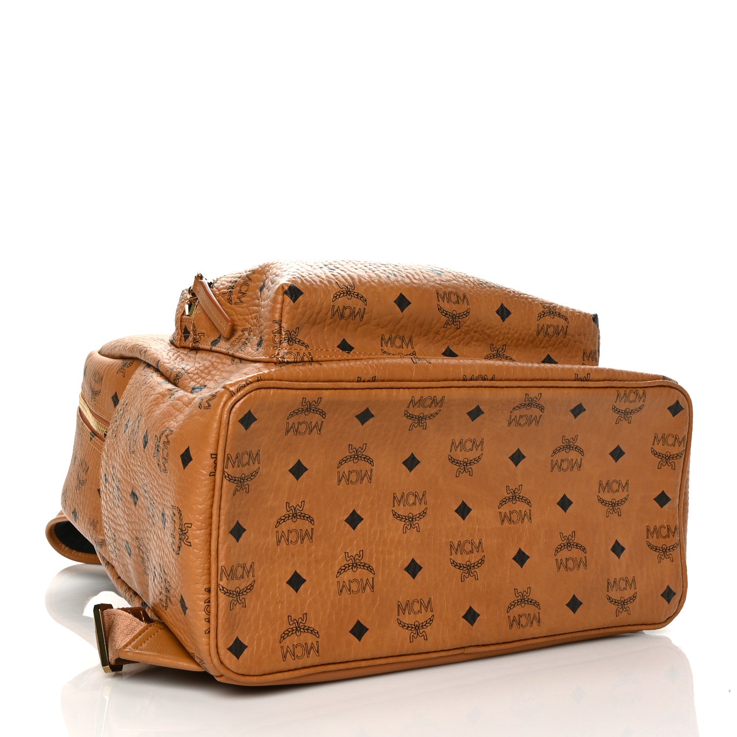 MCM Visetos Large Stark Backpack Cognac 4 of 7
