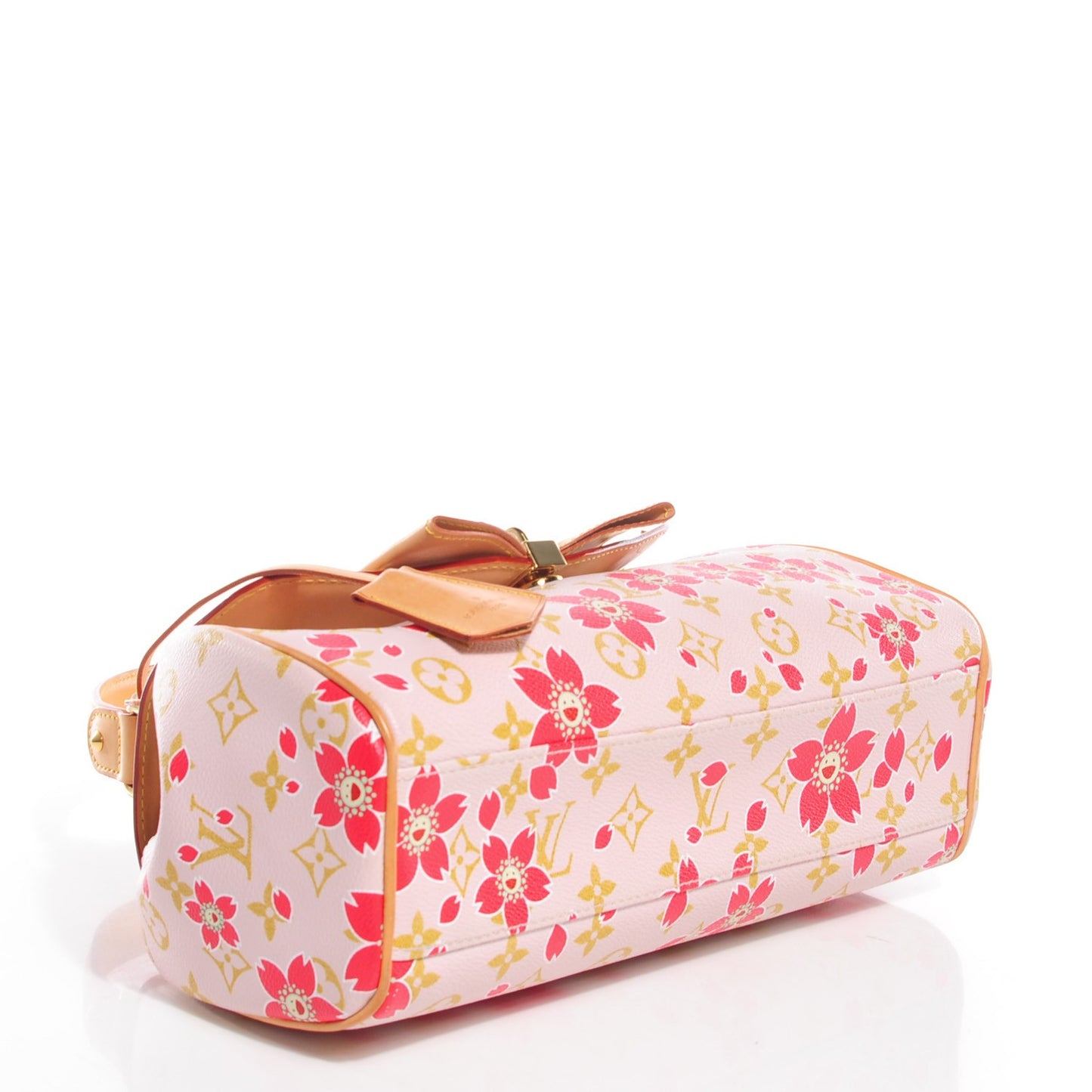 Monogram Cherry Blossom Sac Retro Bag Red