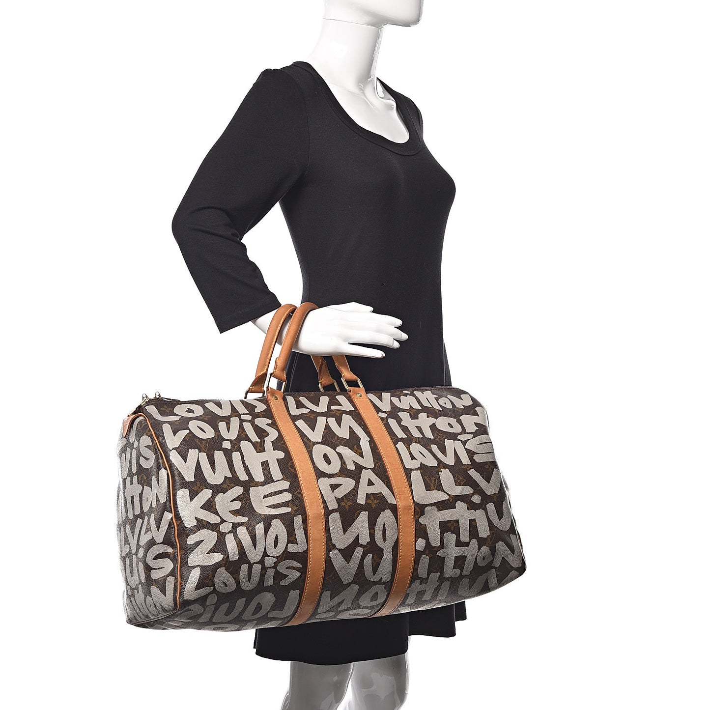 Graffiti Keepall 50 Silver
