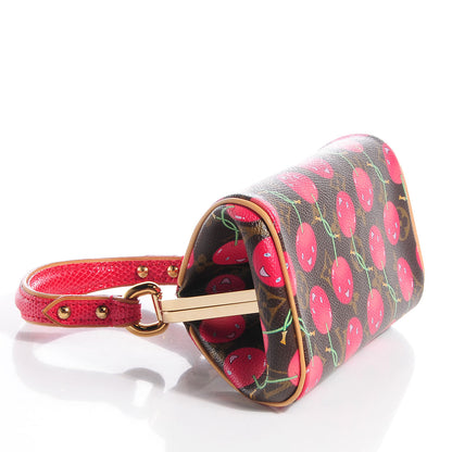Louis Vuitton Lizard Monogram Cerises Sac Fermoir PM 4 of 7
