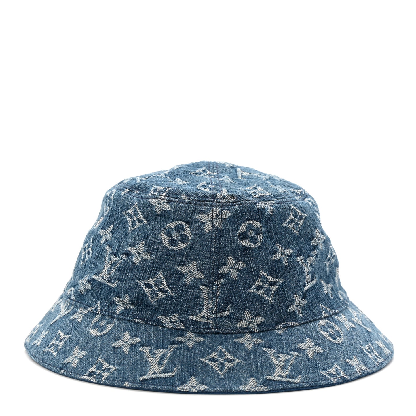 Monogram Denim Transformable Bob Bucket Hat 58 Blue