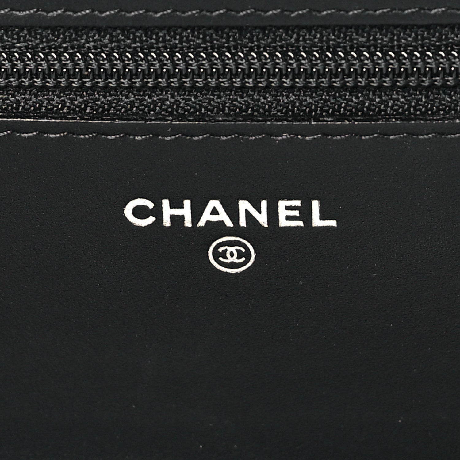 Chanel Aged Calfskin Quilted Lucky Charms 2.55 Reissue Wallet On Chain WOC Black 6 of 11