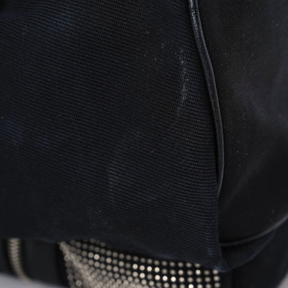 Saint Laurent Canvas City Studded Backpack Black 10 of 15