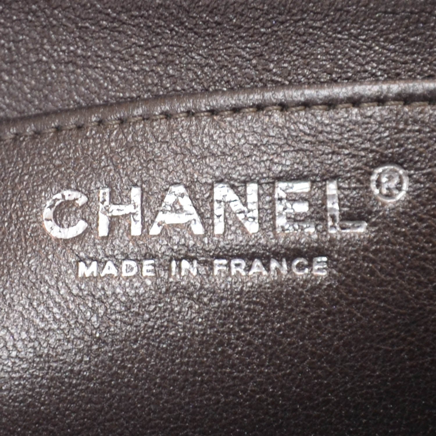 Chanel Lambskin Maxi Single Flap Dark Metallic Grey 7 of 10