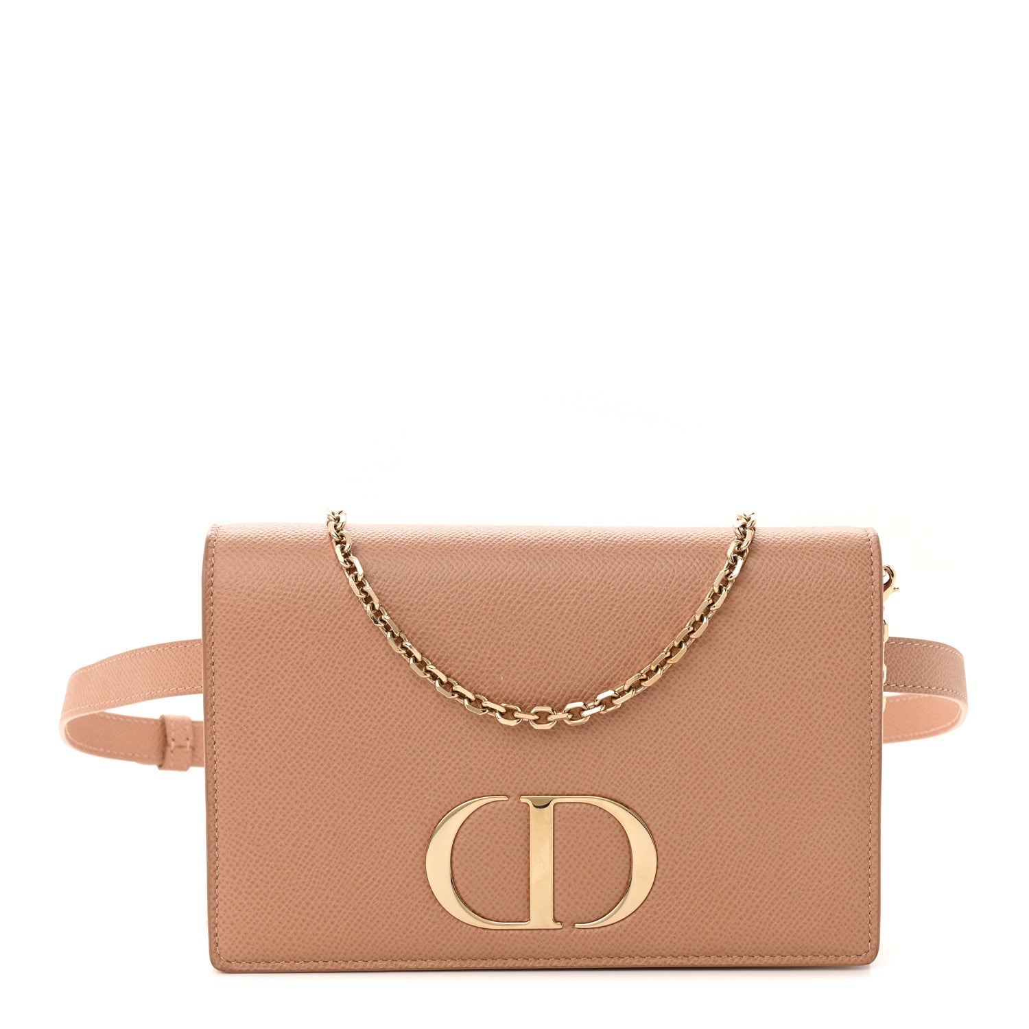 Christian Dior Calfskin 30 Montaigne 2 in 1 Pouch Beige 1 of 14