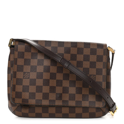 Louis Vuitton Damier Ebene Musette Tango Long Strap 1 of 9