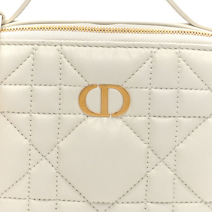 Christian Dior Calfskin Macrocannage Caro Box Bag Latte 7 of 9