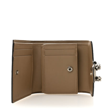 Gucci GG Supreme Monogram Dionysus Card Case Wallet Beige Taupe 5 of 8