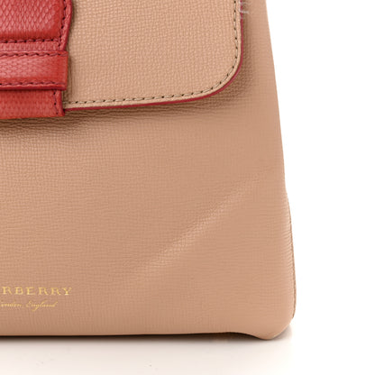 Burberry Derby Calfskin Snakeskin House Check Small Camberley Beige Red 10 of 12