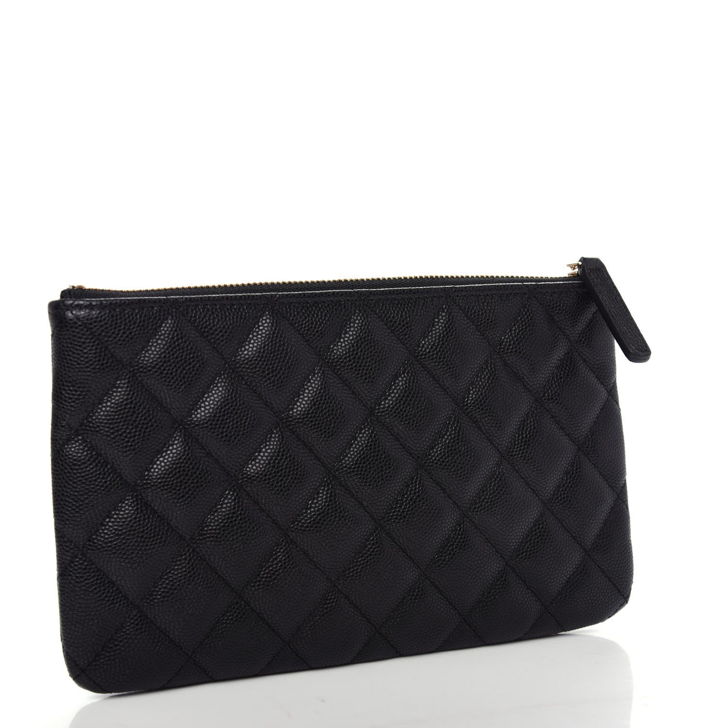 Chanel Caviar Quilted Small French New Wave CC Pouch Black 3 of 8
