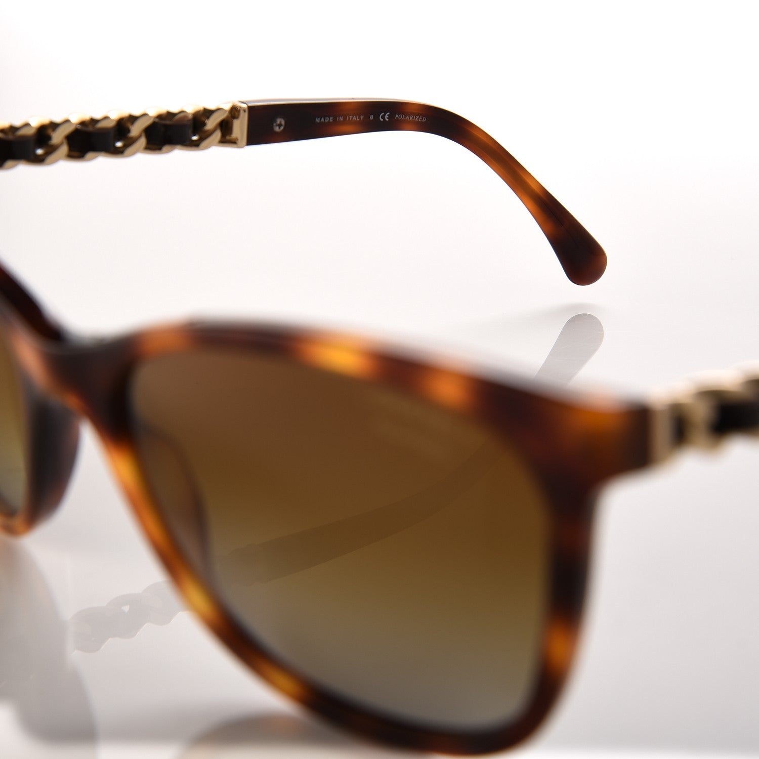 Chanel Butterfly Chain Sunglasses 5260Q Tortoise 6 of 8