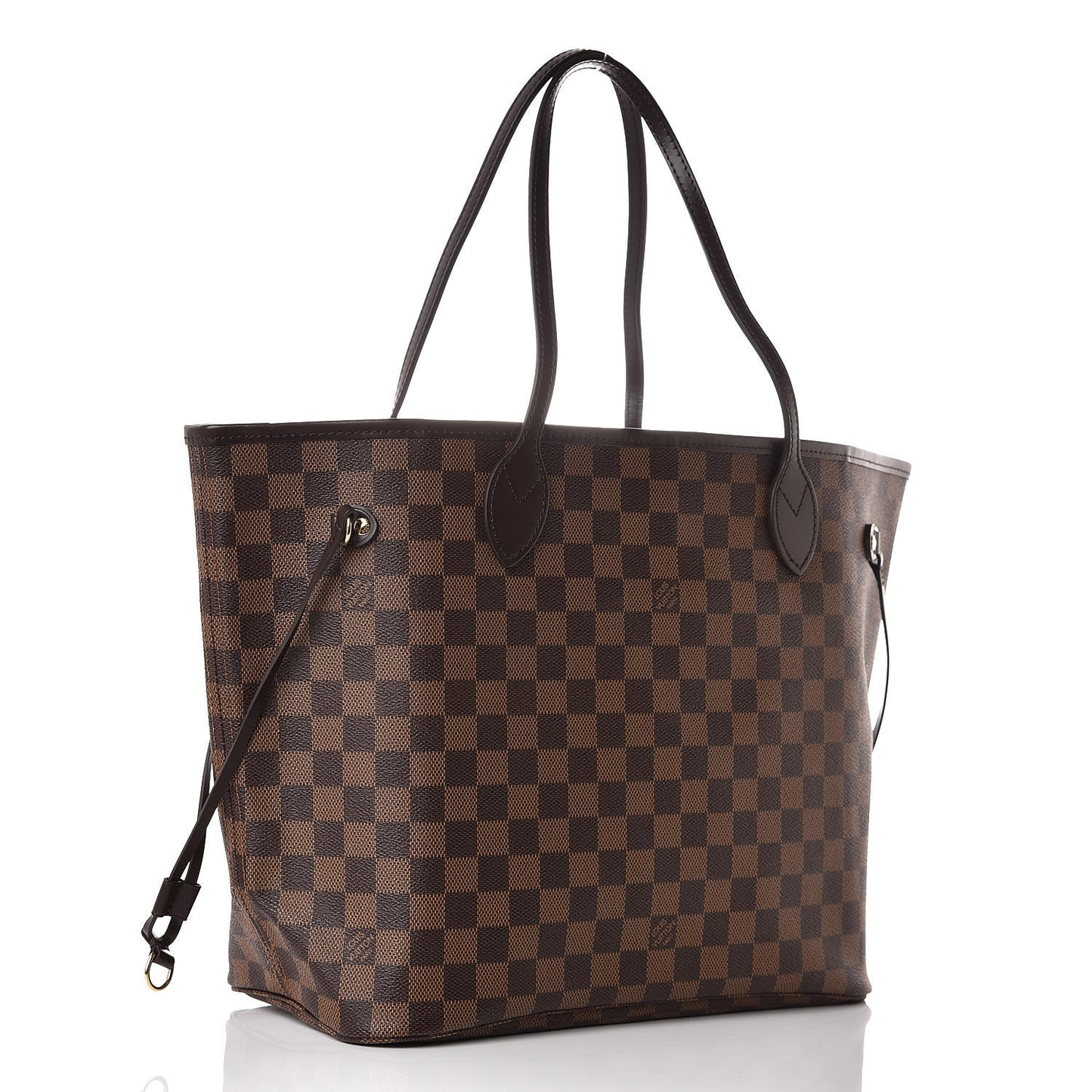 Damier Ebene Neo Neverfull MM Rose Ballerine